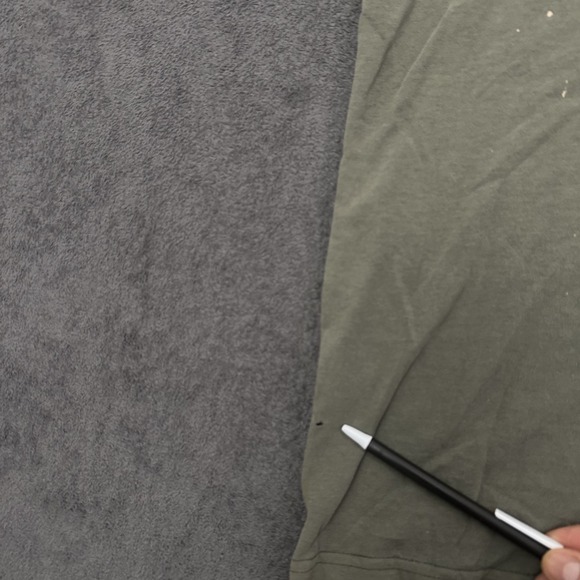 Vintage 90s over the edge skate brand t-shirt medium distressed faded green - Picture 3 of 11